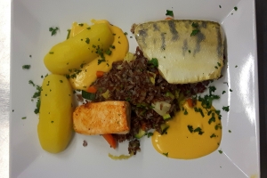 Lachs-Zander-Teller